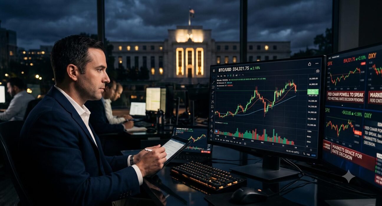 Bitcoin Holds Near $63,000 as Markets Await Fed Rate Decision