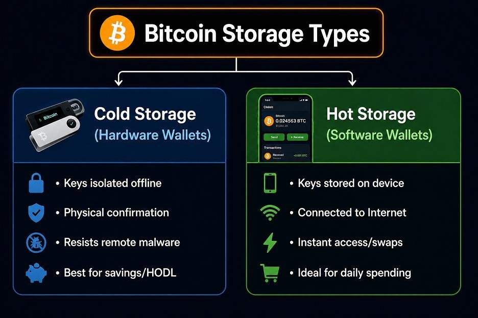 Hot vs. Cold Storage Wallets